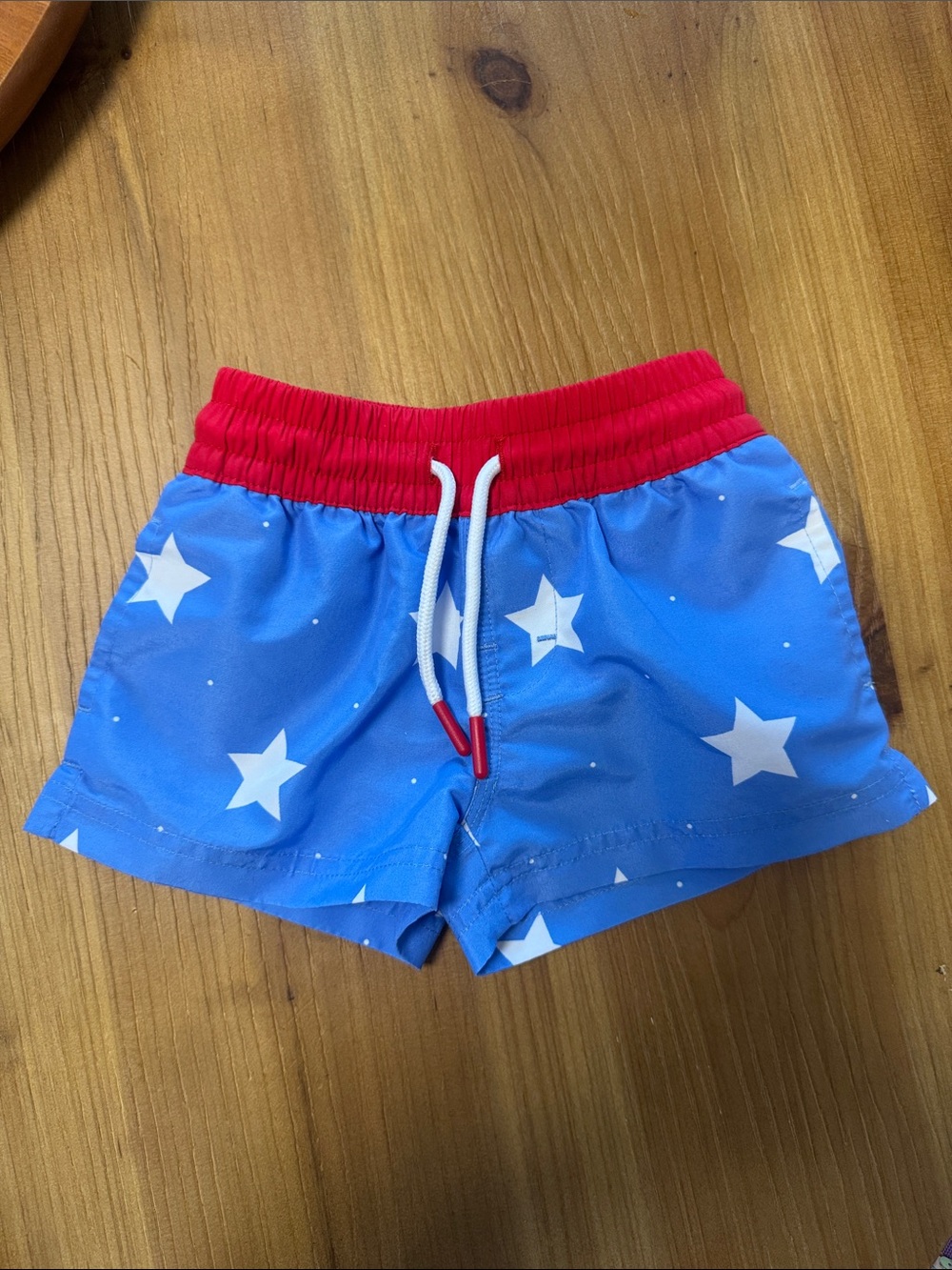 The Beaufort Bonnet Company Blue Star Patriotic Swim Shorts